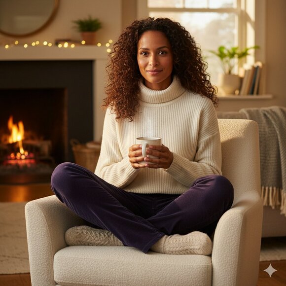 NWOT Chico’s Black Label Women’s Purple Velour Zipper Statement Pants Size S - Picture 2 of 14